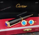 Best Quality Cartier Santos-Dumont Ballpoint Pen and Cufflinks set